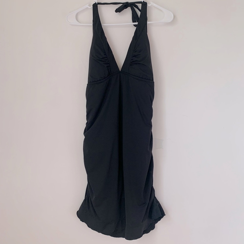 Athleta Shirred Swim Dress